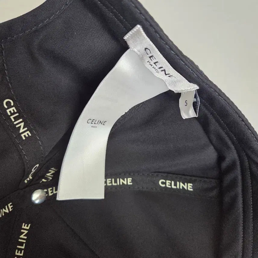 [BUNJANG] Celine Triomphe Ball Cap Black (Size S) / 셀린느 트리오페 볼캡 블랙 s 정품