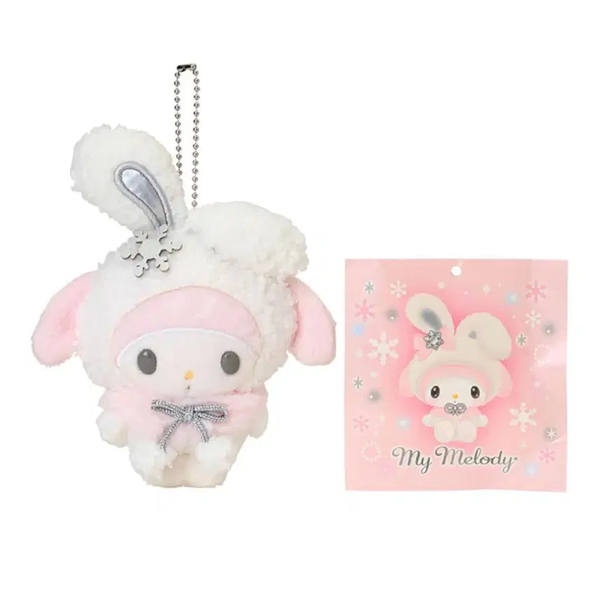 [BUNJANG] MyMelody Mascot Keyring / 마이멜로디 눈토끼 마스코트 키링