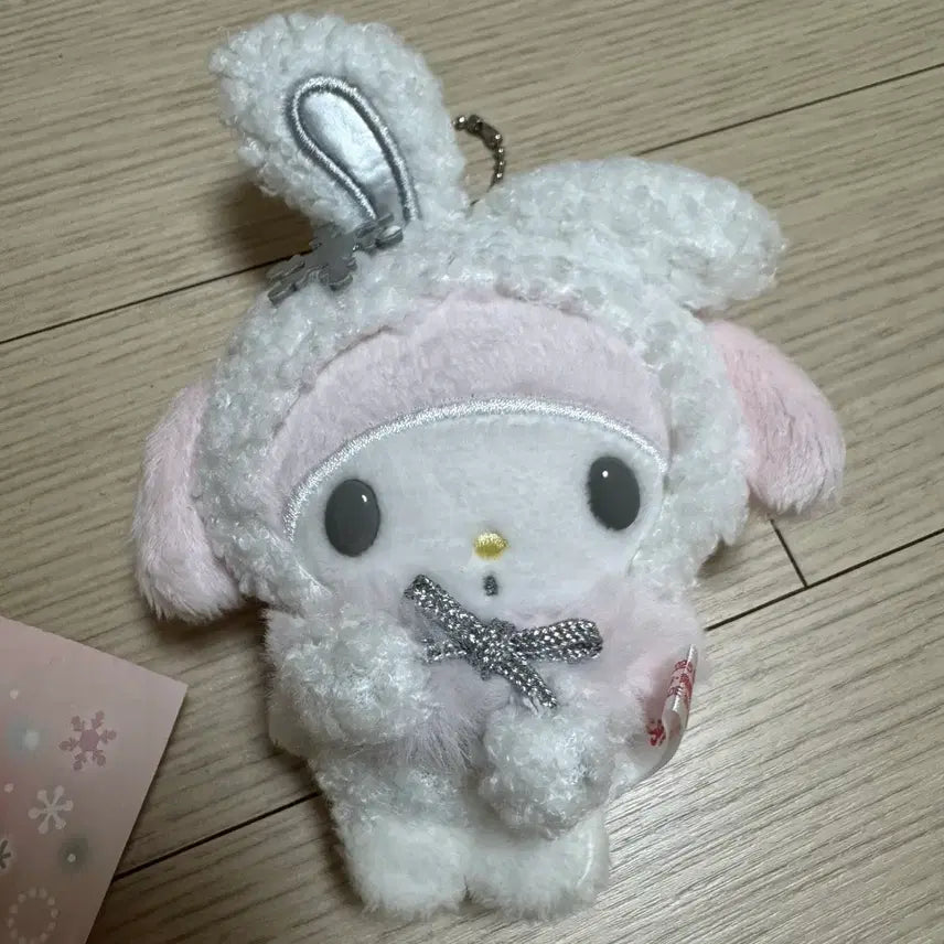[BUNJANG] MyMelody Mascot Keyring / 마이멜로디 눈토끼 마스코트 키링