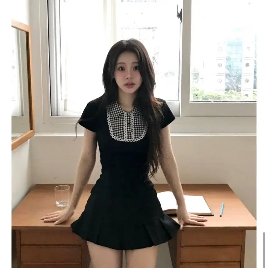 [BUNJANG] Cloudemotion Turn Pleats Low Mini Skirt / 클라우드이모션 턴 플리츠 로우 미니 스커트