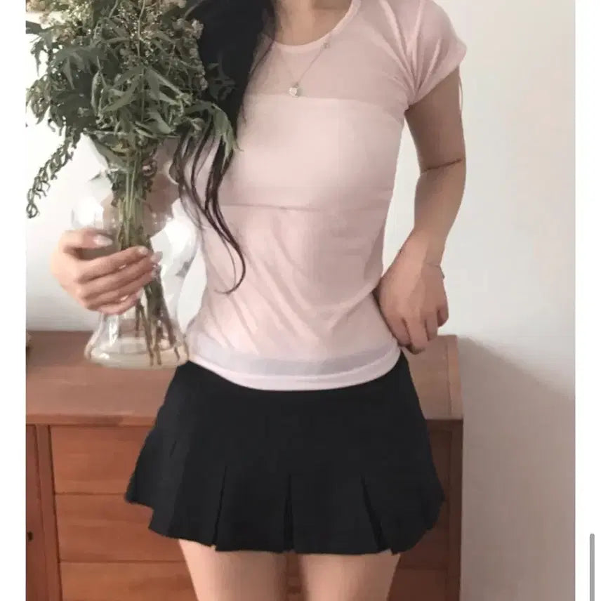 [BUNJANG] Cloudemotion Turn Pleats Low Mini Skirt / 클라우드이모션 턴 플리츠 로우 미니 스커트