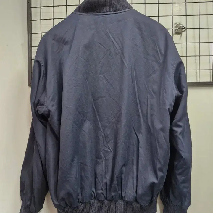 [BUNJANG] Lacoste Vintage Check Pattern Reversible Blouson Jacket / 105XL 라코스테 빈티지 체크 패턴 양면 블루종 자켓