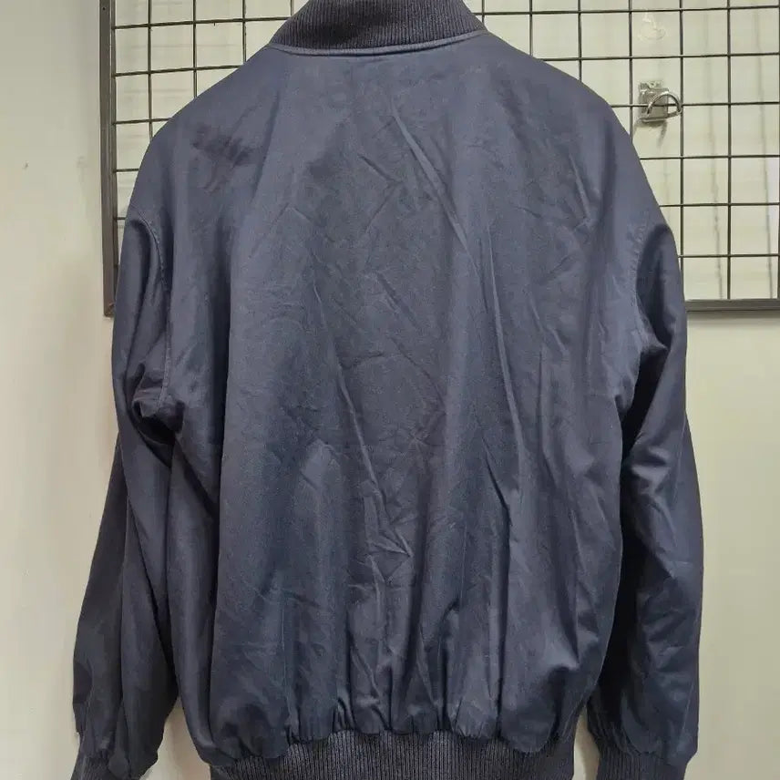 [BUNJANG] Lacoste Vintage Check Pattern Reversible Blouson Jacket / 105XL 라코스테 빈티지 체크 패턴 양면 블루종 자켓