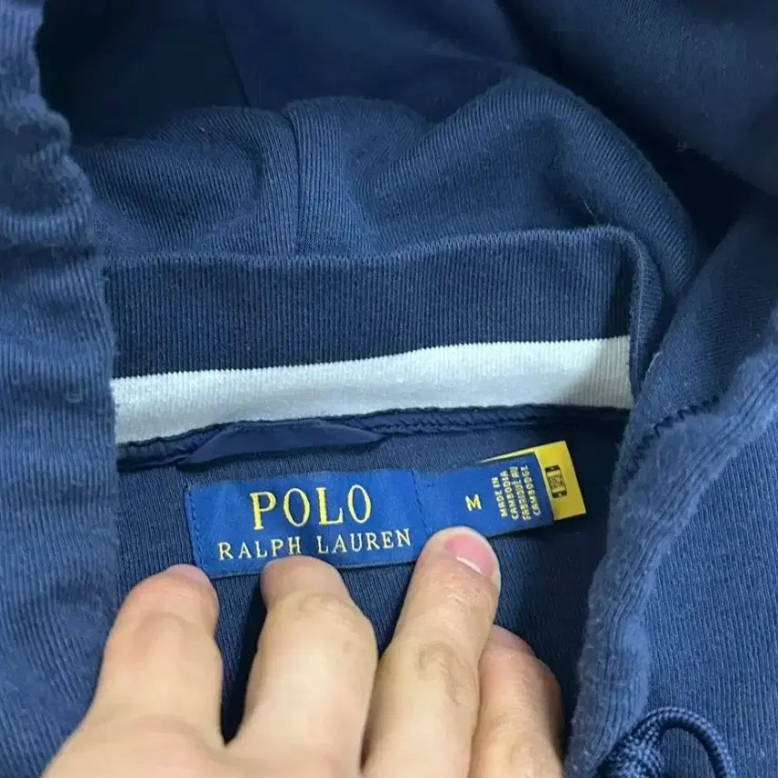 [BUNJANG] Polo Ralph Lauren Patchwork Varsity Jacket / 폴로 랄프로렌 와펜 후드바시티