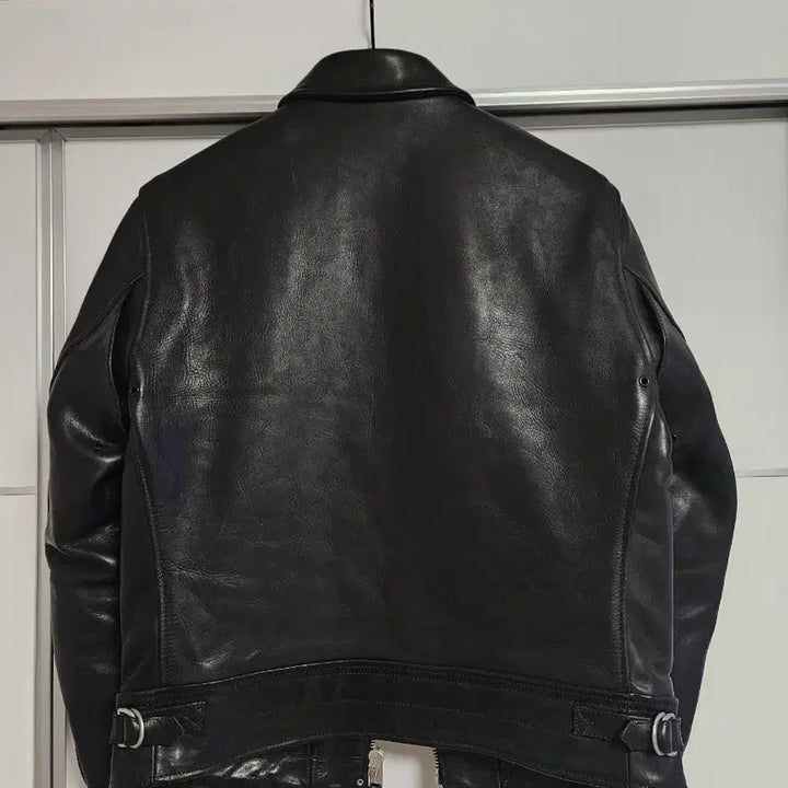 [BUNJANG] Ali Express Horsehide Leather Jacket / 알리  veluokldly 홀스하이드 가죽자켓