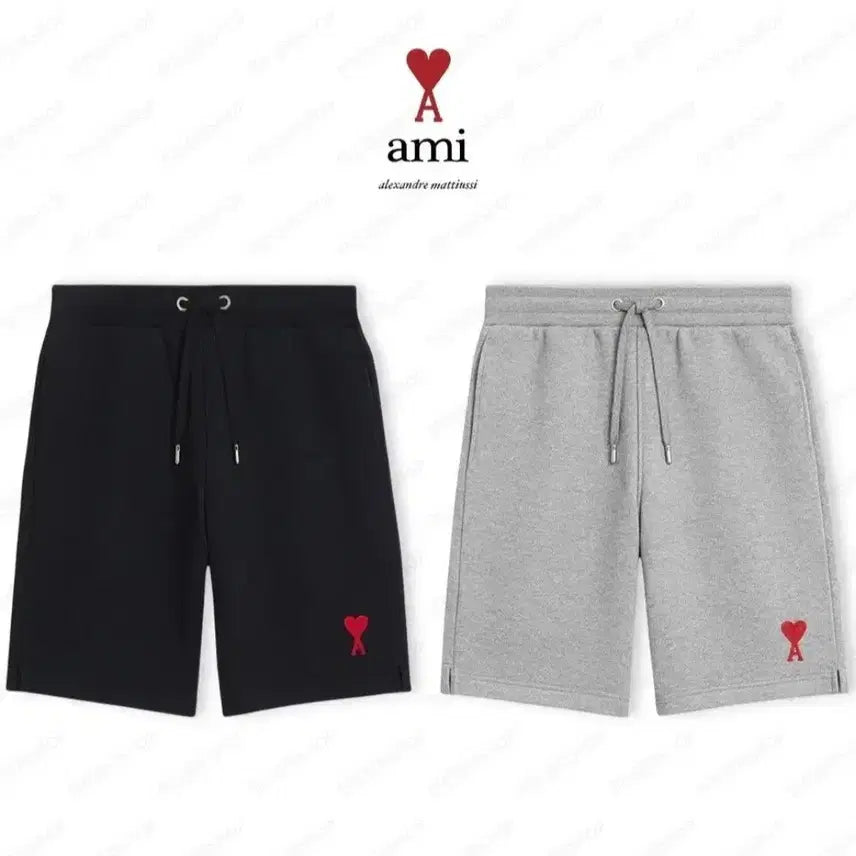 [BUNJANG] BTS Army Heart Logo Shorts (Black/Gray/Navy) / 큐알인증 아미 하트 로고 반바지 블랙/그레이/네이비