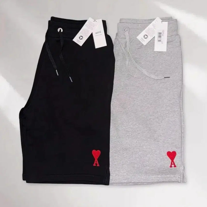 [BUNJANG] BTS Army Heart Logo Shorts (Black/Gray/Navy) / 큐알인증 아미 하트 로고 반바지 블랙/그레이/네이비