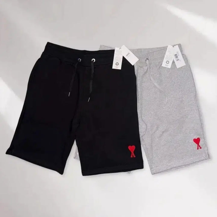[BUNJANG] BTS Army Heart Logo Shorts (Black/Gray/Navy) / 큐알인증 아미 하트 로고 반바지 블랙/그레이/네이비