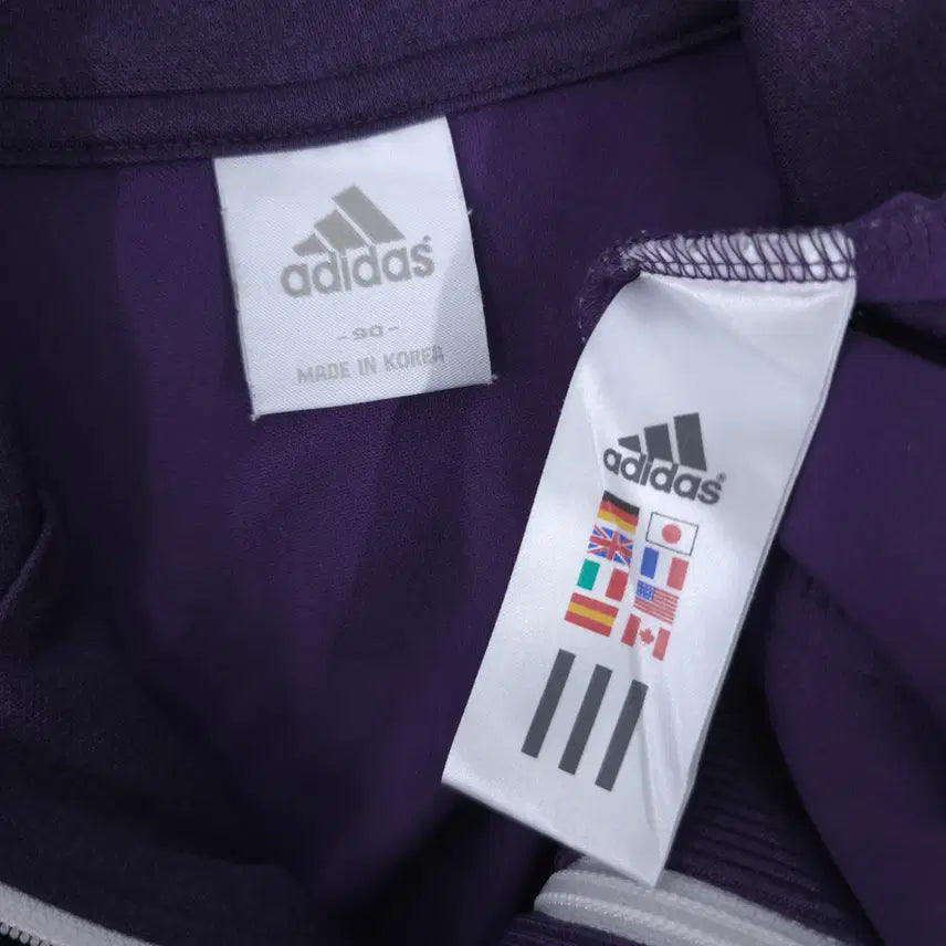 [BUNJANG] Adidas Women's Violet Training Jersey Jacket / 아디다스 여성 바이올렛 트레이닝 져지 집업 자켓 90
