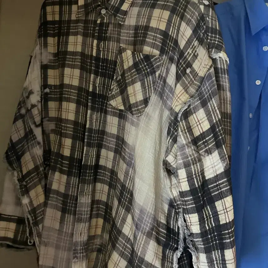[BUNJANG] R13 Check Shirt / [S]R13 체크 셔츠(라이즈 원빈 셔츠)