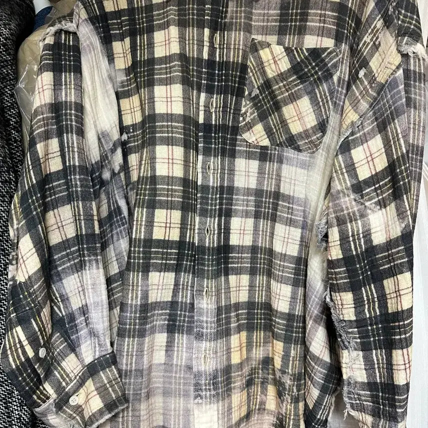 [BUNJANG] R13 Check Shirt / [S]R13 체크 셔츠(라이즈 원빈 셔츠)