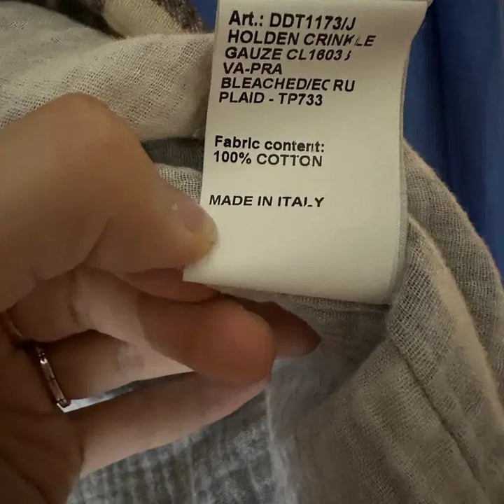 [BUNJANG] R13 Check Shirt / [S]R13 체크 셔츠(라이즈 원빈 셔츠)