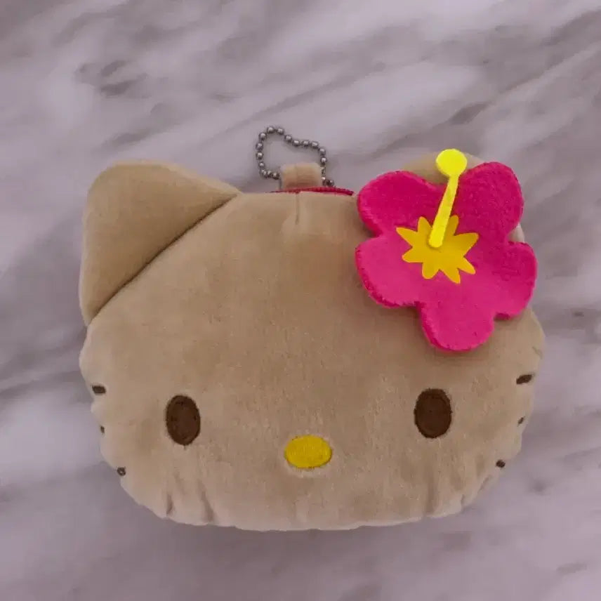 [BUNJANG] Sanrio Tanning Kitty Pouch Keychain / 태닝키티 파우치 키링