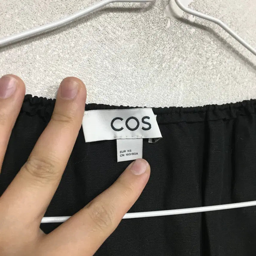 [SOLD OUT] COS 코스 린넨 랩 원피스 xs