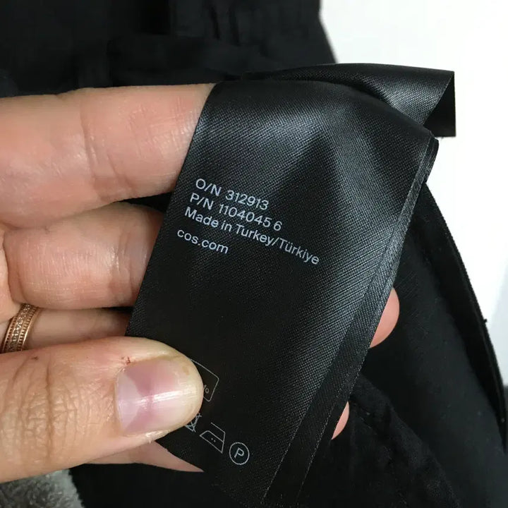 [SOLD OUT] COS 코스 린넨 랩 원피스 xs