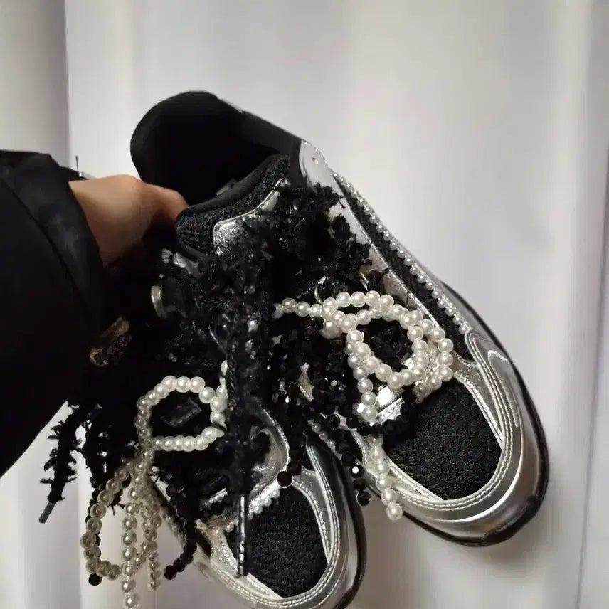 [BUNJANG] Suecomma Bonnie Delight Sneakers Black 240 / 슈콤마보니 딜라이트 스니커즈 블랙 240