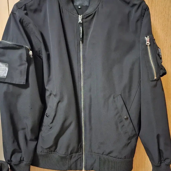 [BUNJANG] Frank Stone Black Bomber Jacket (Size 95) / 프랭크스톤 블랙 항공점퍼 95