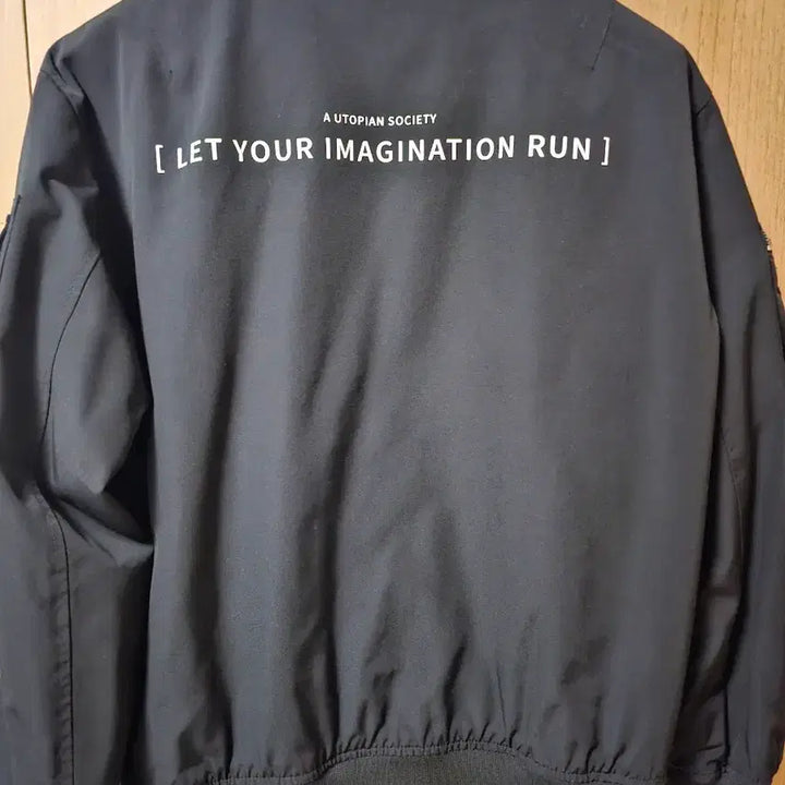 [BUNJANG] Frank Stone Black Bomber Jacket (Size 95) / 프랭크스톤 블랙 항공점퍼 95