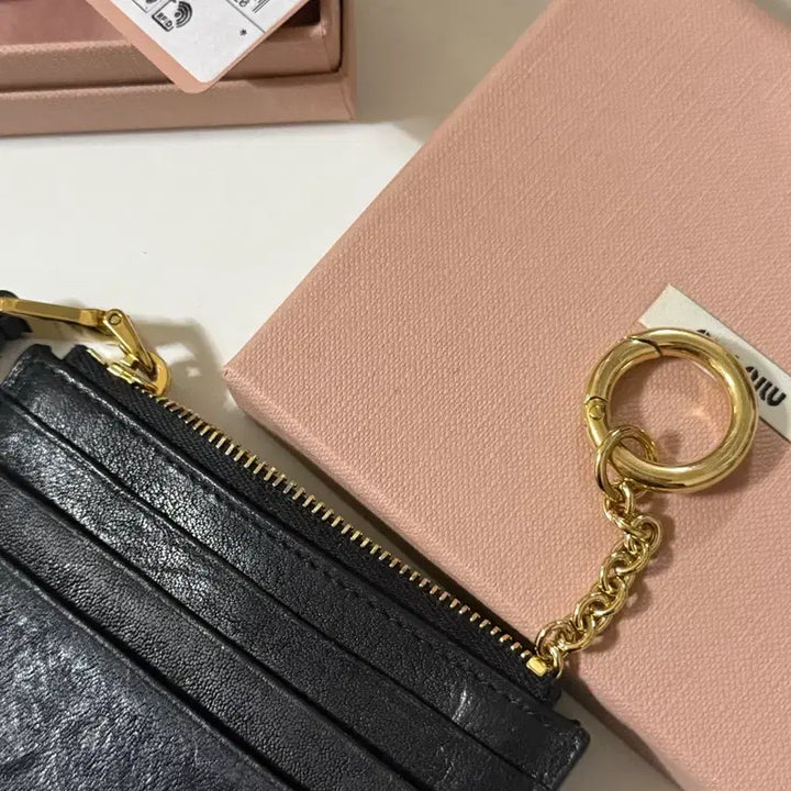 [BUNJANG] Miu Miu Nappa Leather Card Wallet / 미우미우 나파 레더 카드지갑