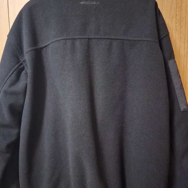 [BUNJANG] Conviced Black Fleece Full Zip Jacket / 컨빈스드 블랙 플리스 풀집업 자켓