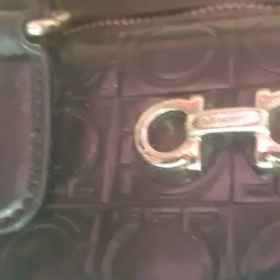 [BUNJANG] Ferragamo Gancini Black Tote Bag / 페라가모 간치니 블랙 토트백