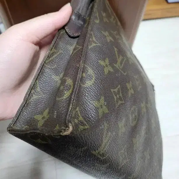[BUNJANG] Louis Vuitton Monogram Brown Clutch Bag / 루이비통 모노그램 클러치백 브라운
