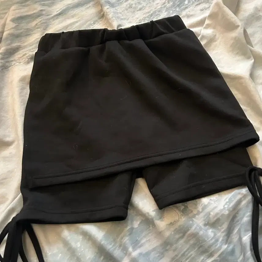 [BUNJANG] Balletcore Layered Two Strap Skirt / 발레코어 레이어드 투 스트랩 스커트