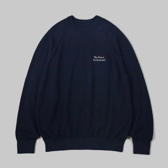 [BUNJANG] ENNOY Merino Wool Sweater Navy XXL / 엔노이 ENNOY 25aw 메리노 울 스웨터 네이비 XXL