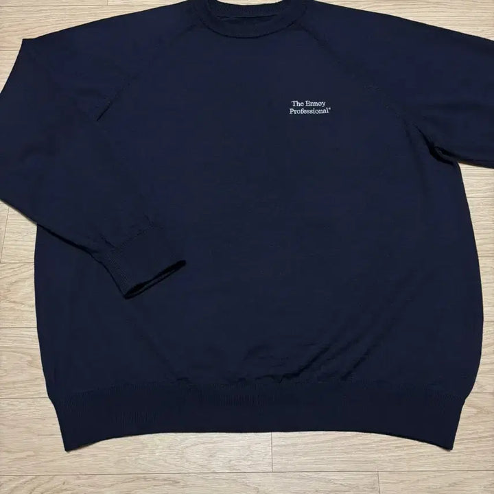 [BUNJANG] ENNOY Merino Wool Sweater Navy XXL / 엔노이 ENNOY 25aw 메리노 울 스웨터 네이비 XXL