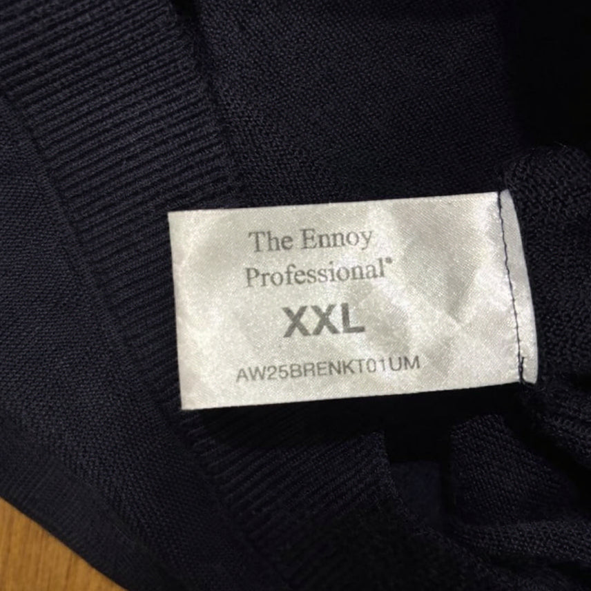 [BUNJANG] ENNOY Merino Wool Sweater Navy XXL / 엔노이 ENNOY 25aw 메리노 울 스웨터 네이비 XXL