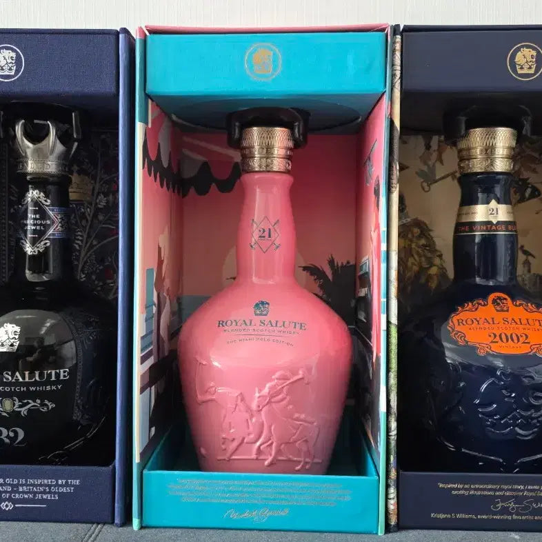 [BUNJANG] Royal Salute 21/32 Year Empty Bottle Case / 로얄 살루트 21년 32년산 공병 캐이스