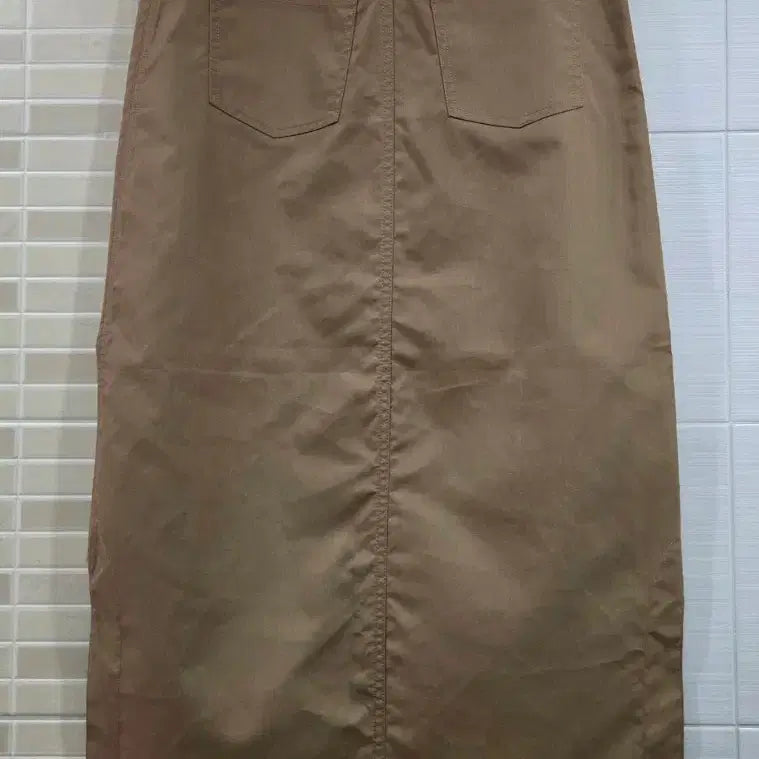 [SOLD OUT] 가니 GANNI 버튼 롱 스커트 베이지