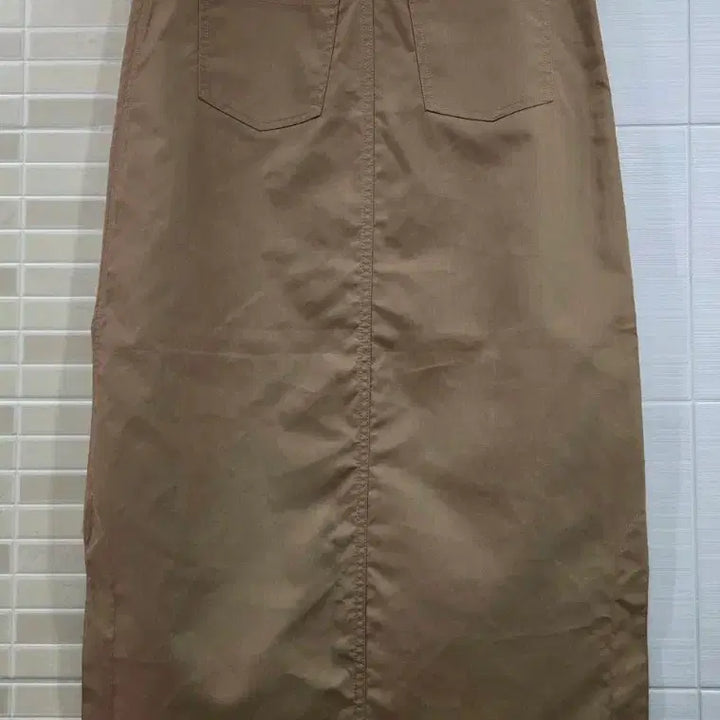 [SOLD OUT] 가니 GANNI 버튼 롱 스커트 베이지