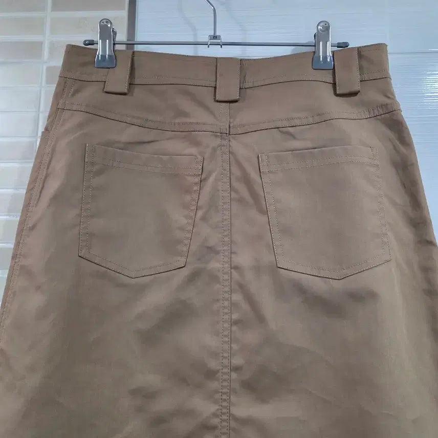 [SOLD OUT] 가니 GANNI 버튼 롱 스커트 베이지