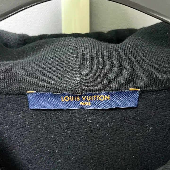 [BUNJANG] Louis Vuitton Embroidered Signature Hoodie Black / [정품] XL 루이비통 엠브로이더드 시그니처 후드티 블랙