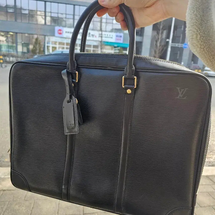 [BUNJANG] Louis Vuitton Epi Black Briefcase M54472 / 루이비통 에피 블랙 서류 가방 M54472