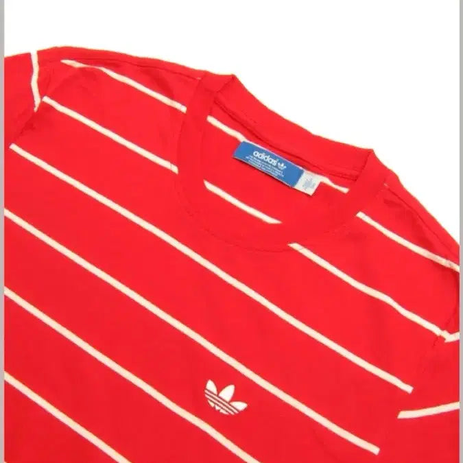 [BUNJANG] Adidas Red Stripe T-shirt / 아디다스 레드 스트라이프 반팔 티셔츠 85