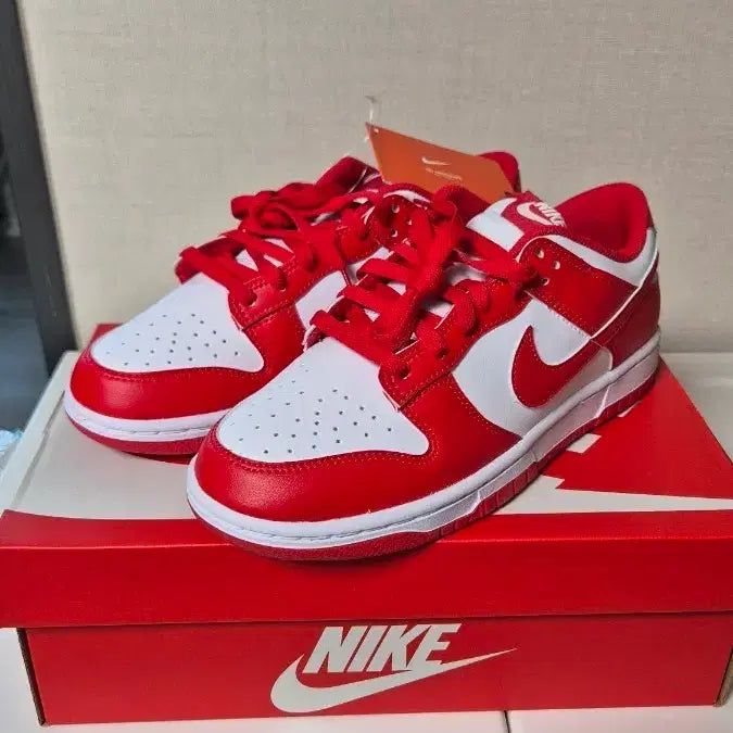 [BUNJANG] Nike Dunk Low Team Red 260mm / (새상품) 나이키 덩크로우 팀레드 260사이즈
