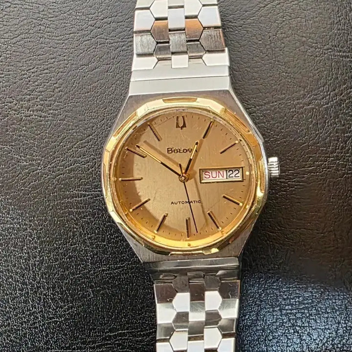 [BUNJANG] Bulova Vintage Automatic Watch / 빈티지 부로바(Bulova) 콤비 오토매틱 시계