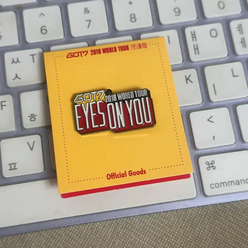 [BUNJANG] GOT7 Eyes On You 2018 World Tour Pin Badge / GOT7 Eyes On You 핀뱃지 2018 월드투어