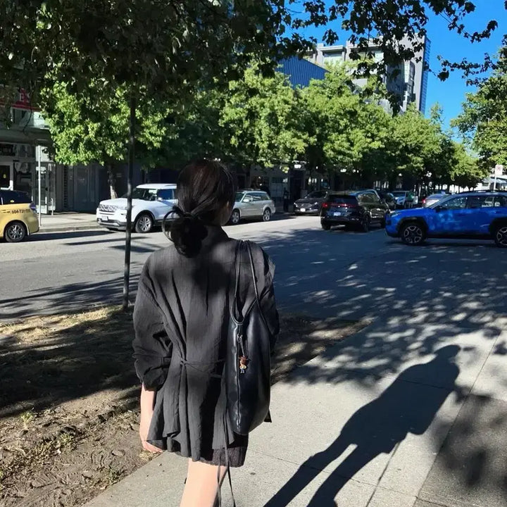 [BUNJANG] Young & Rich Belted Line Shirt / (새상품)영앤리치 벨티드 라인 셔츠