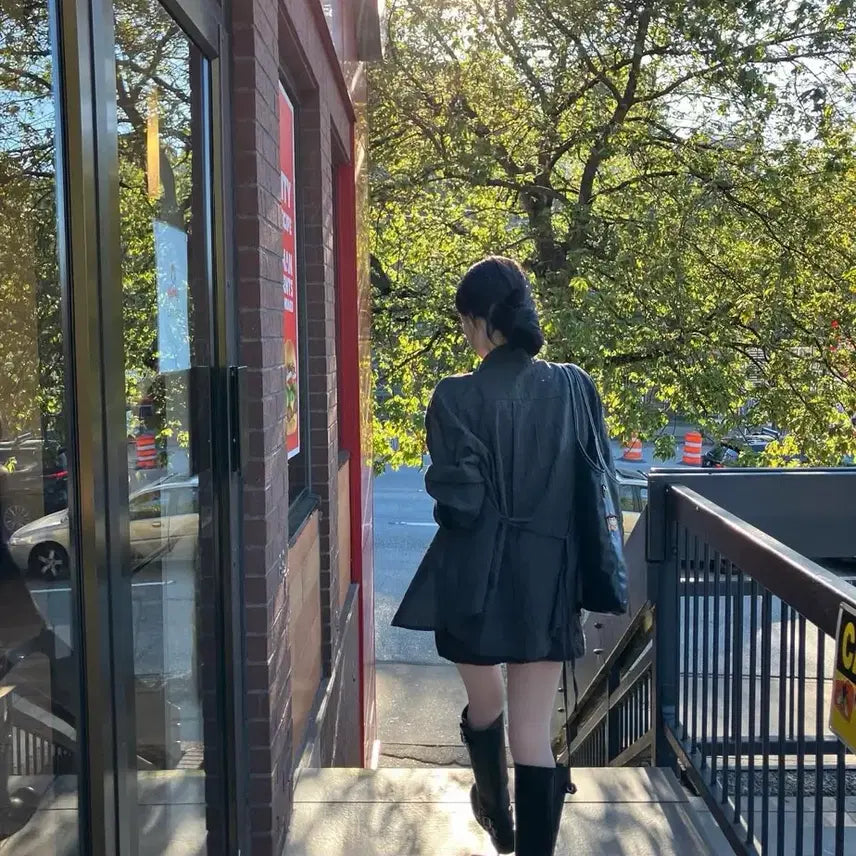 [BUNJANG] Young & Rich Belted Line Shirt / (새상품)영앤리치 벨티드 라인 셔츠