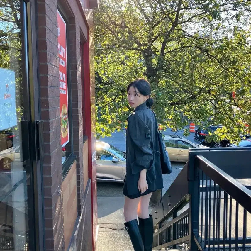 [BUNJANG] Young & Rich Belted Line Shirt / (새상품)영앤리치 벨티드 라인 셔츠