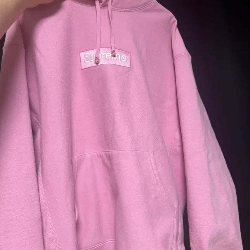[BUNJANG] Supreme Hoodie Dusty Pink XL / 슈프림 후드 더스티 핑크 XL