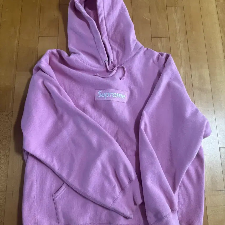 [BUNJANG] Supreme Hoodie Dusty Pink XL / 슈프림 후드 더스티 핑크 XL