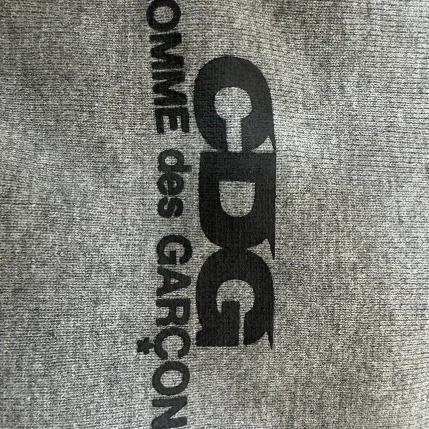 [SOLD OUT] CDG 라운드넥 스쿨풀오버 니트 그레이XXL