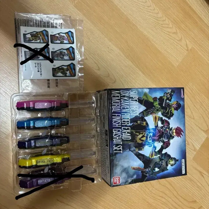 [BUNJANG] Bandai Kamen Rider Ex-Aid Memorial Finish Gashat Set / 반다이 가면라이더 이그제이드 메모리얼 피니쉬 가샤트 세트