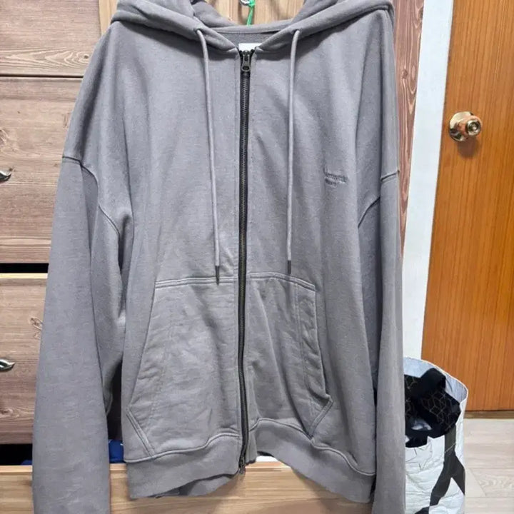 [BUNJANG] Under My Car Mu.56 Charcoal Hoodie / 언더마이카 Mu.56 후드집업 차콜