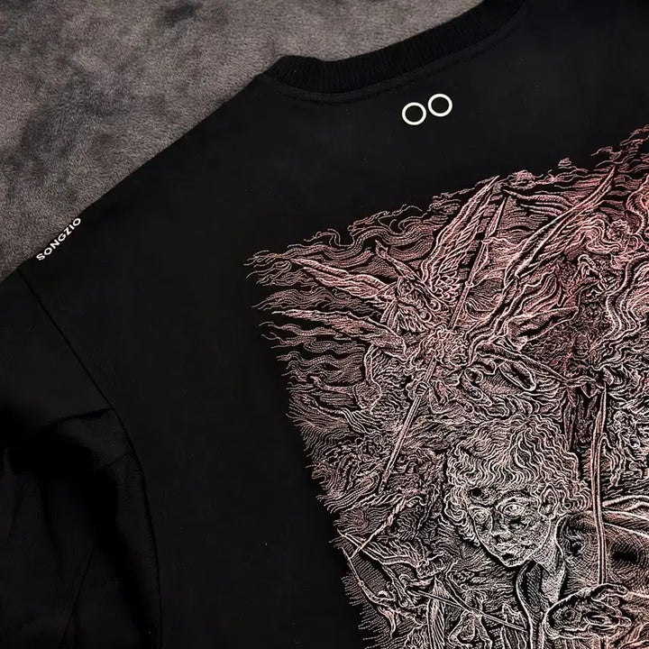 [BUNJANG] Songzio Homme Embroidered Sweatshirt (Size 48) / 송지오옴므 24ss 신곡 자수 맨투맨 (48)