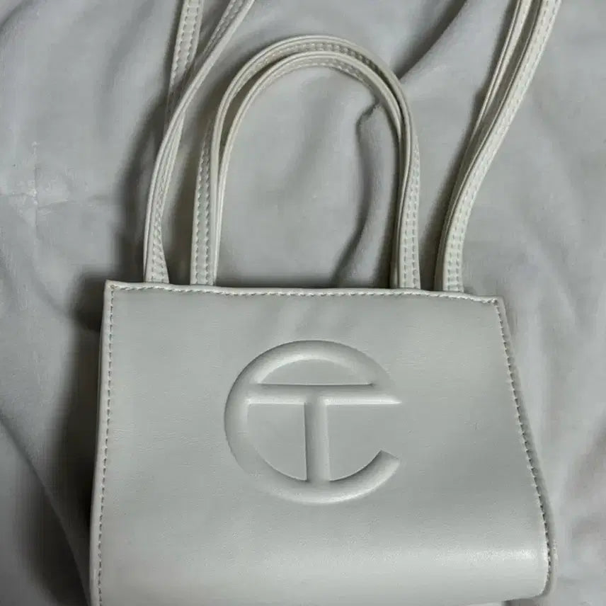 [BUNJANG] Telfar Small Shopping Bag White / 텔파 스몰 쇼핑백 화이트
